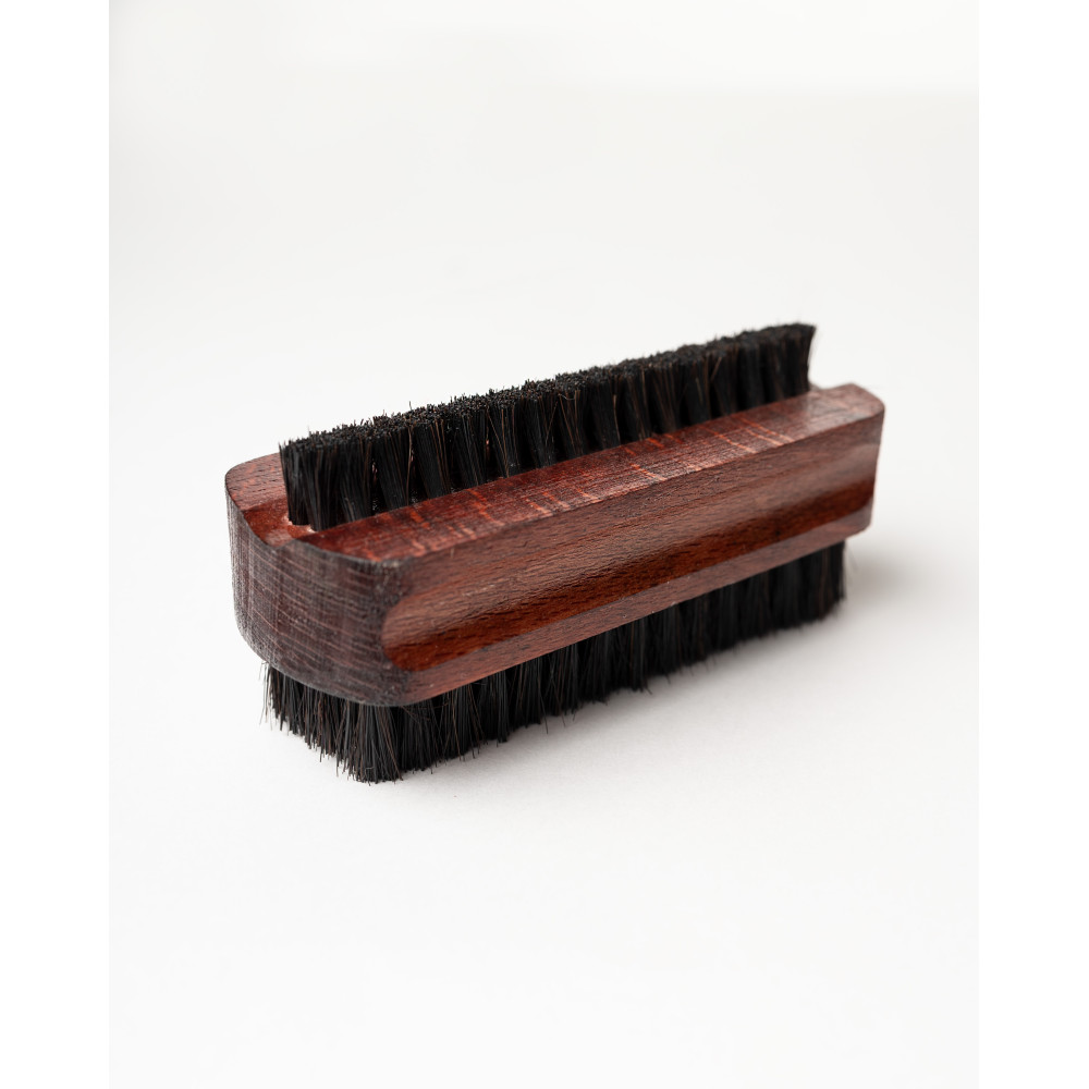 Щітка двостороння для взуття дерев'яна двостороння GERC 105х45х40